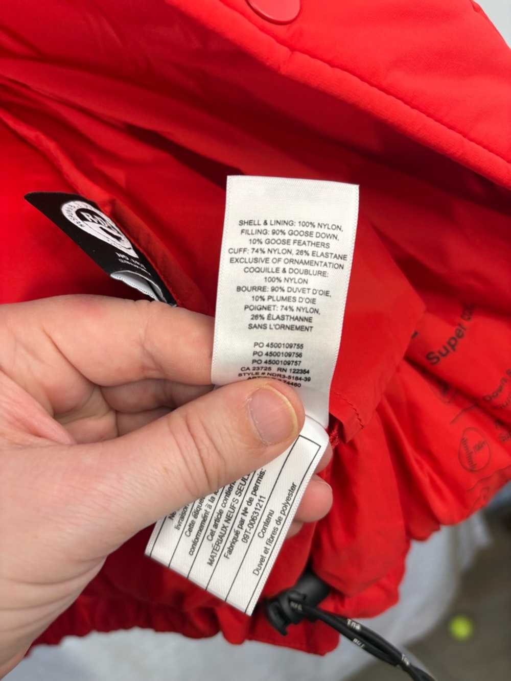 Aritzia TNA Mr. Super Puff™ Jacket – Men’s Medium – Like New – Red - Picture 8 of 15